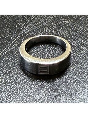 Vintage Y2K Stainless Steel Human Rights Campaign Ring Size 9